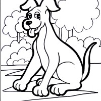 laughing dog funny pictures to color