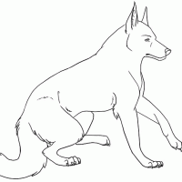 Guinea Dog coloring page