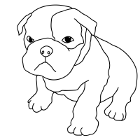 dog pictures to color online