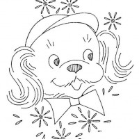 happy dog with hat coloring pageshappy dog with hat coloring pages